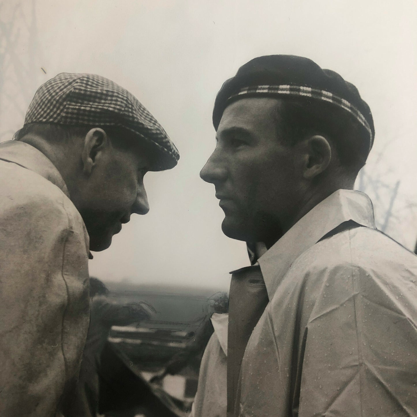 Vintage Racing Photo Photograph Stirling Moss & Rob Walker 1950s