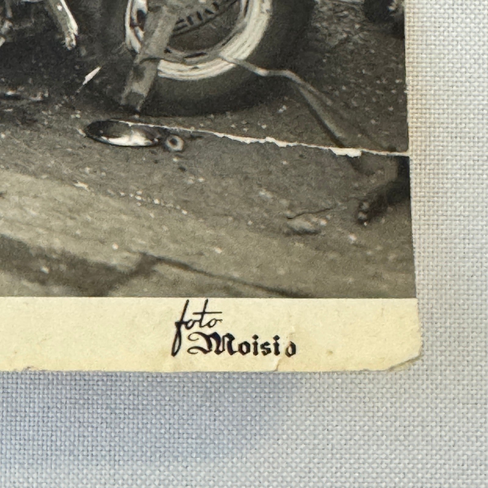 Car Accident Wreck Disaster Fiat 1500 Automobile Photo Photograph Vintage Italy