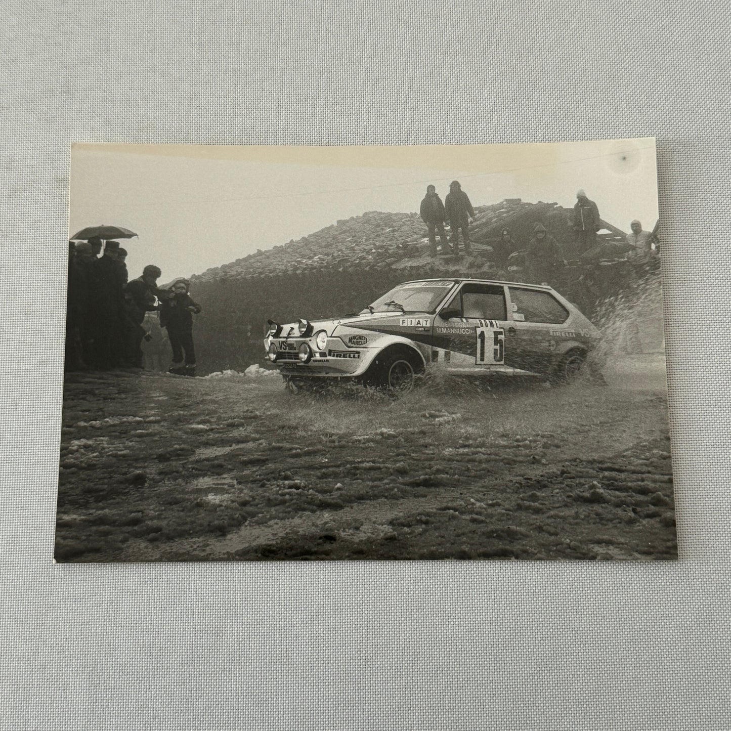 1980 Rallye Monte Carlo Press Photo Photograph DPPI Fiat Ritmo 75 Car Rally