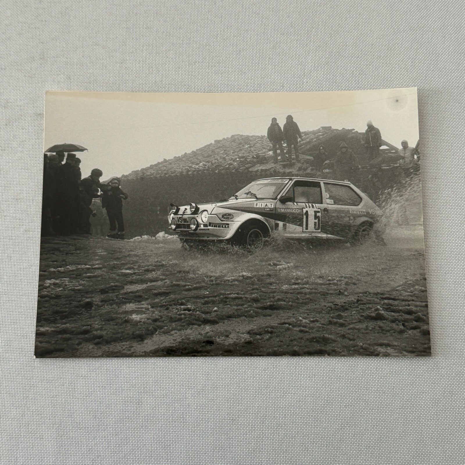 1980 Rallye Monte Carlo Press Photo Photograph DPPI Fiat Ritmo 75 Car Rally