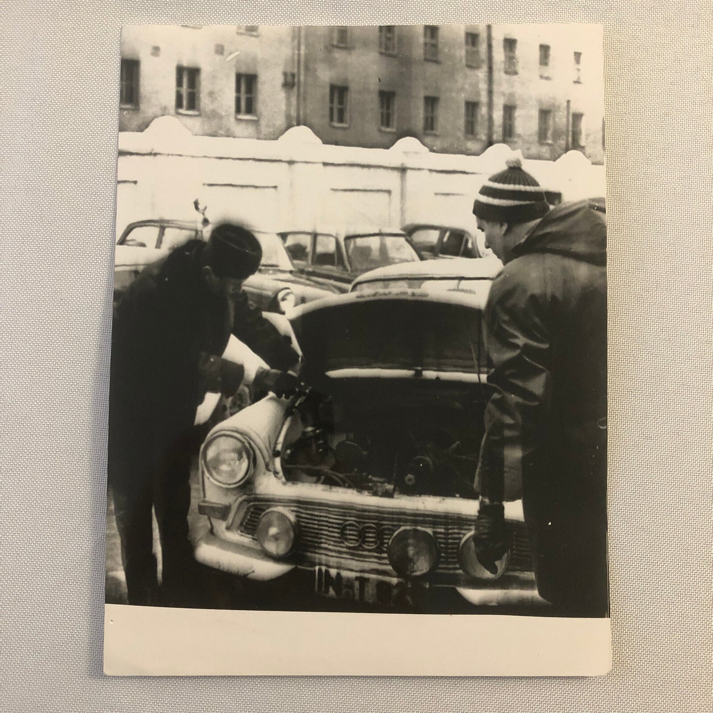 Vintage 1964 Rallye Monte Carlo Rally Racing Press Photo Audi Karl Kling + 