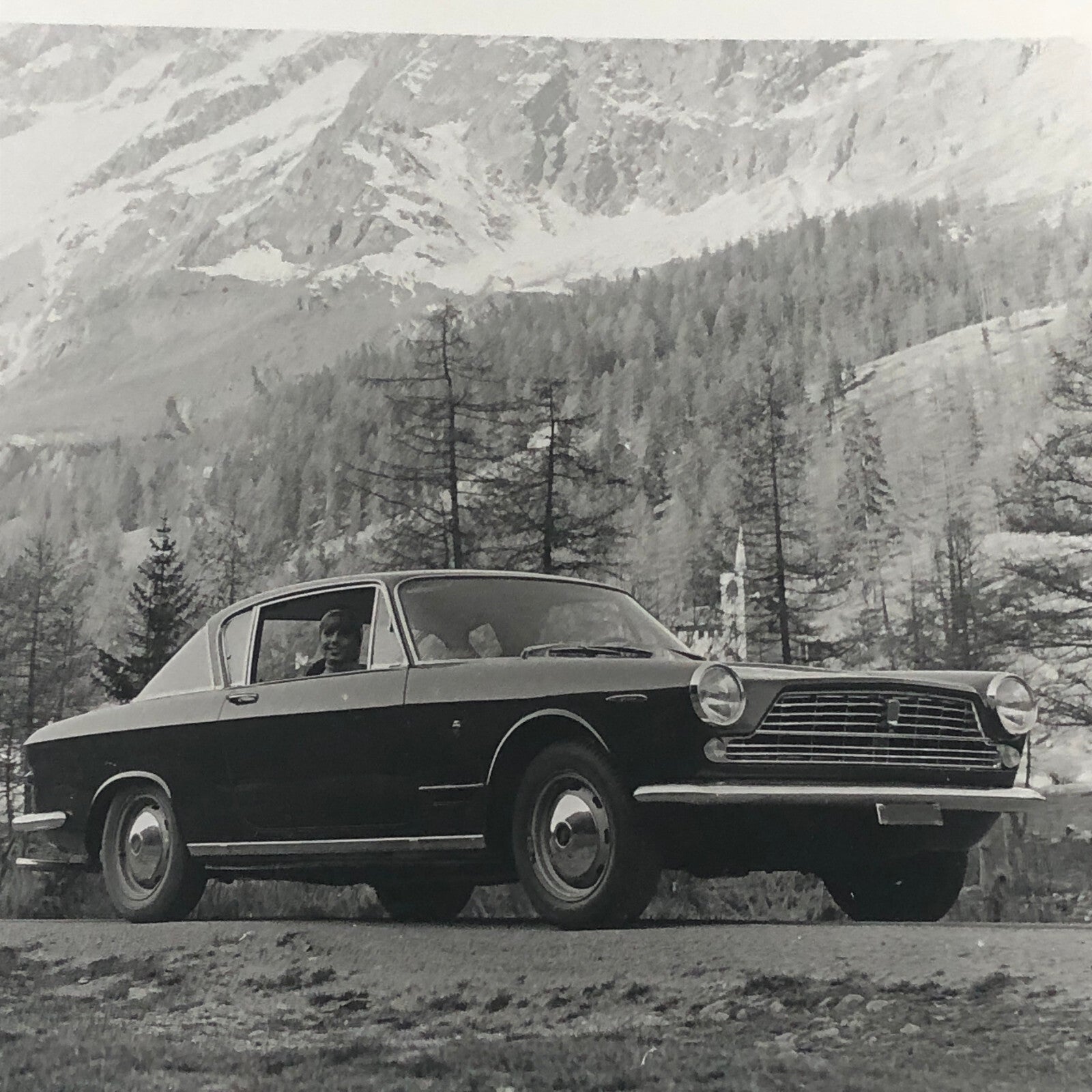 Fiat 2300 S Coupe Factory Press Photo Photograph Fiat 2300S