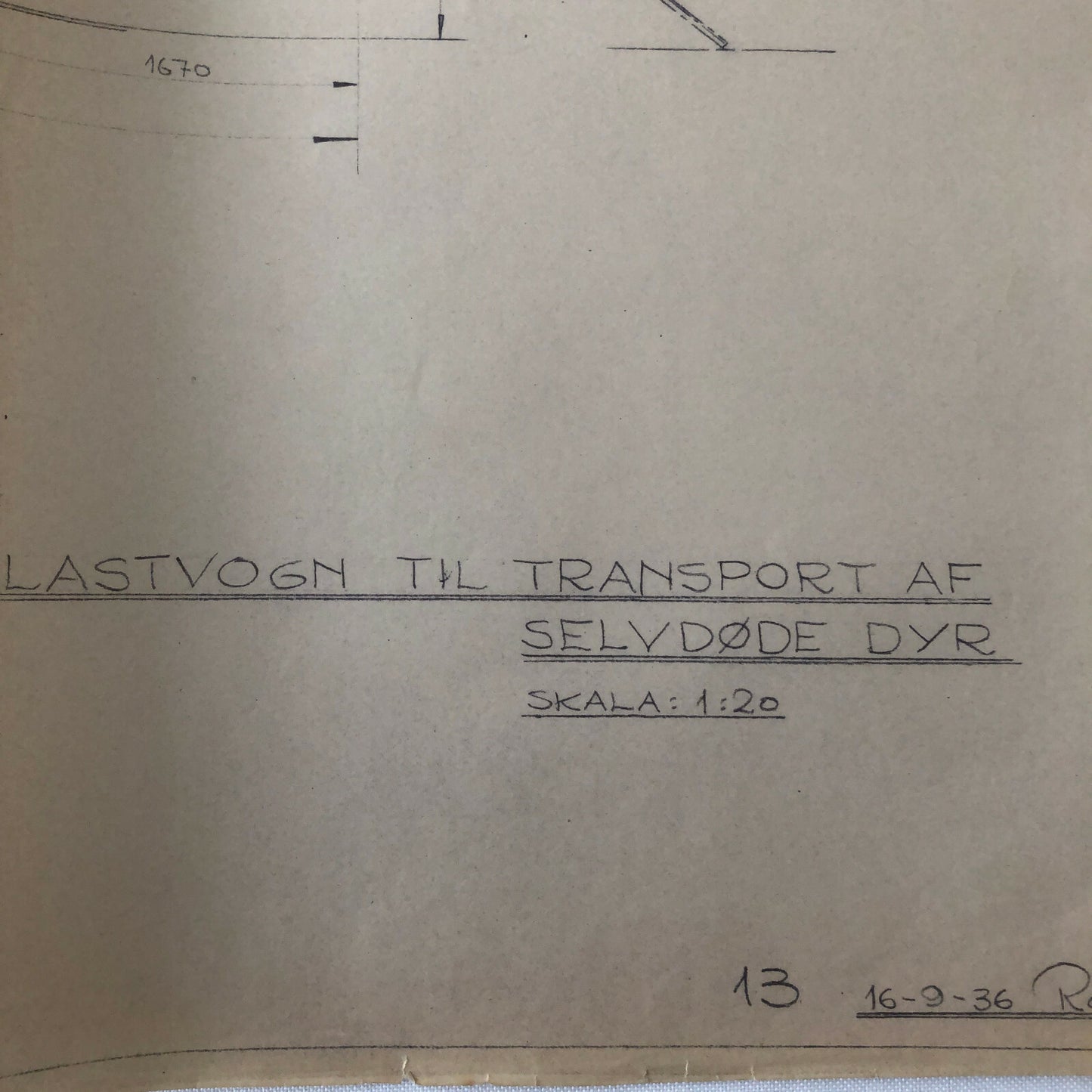 1936 Coachbuilder Truck Design Blueprint Rendering Blue Print 