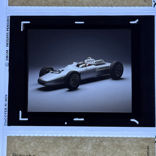 1962 Porsche Type 804 Formula 1 Car Archive Factory Photo Slide Transparency