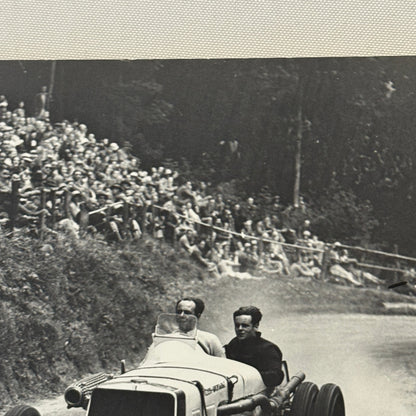 Vintage Racing Photo Vauxhall Villiers Car Raymond Mays Shelsley Walsh