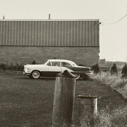 Vintage Photograph Photo Print 1950s 1960s Cars Automobiles Outside Building