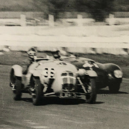 Vintage 1951 Goodwood Racing Photo Photograph Frazer Nash Cars + 