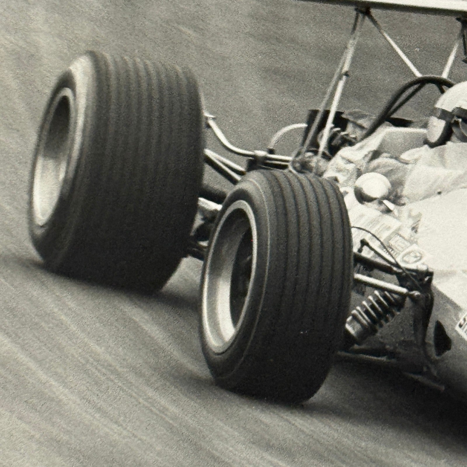 Vintage Racing Photo Denny Hulme McLaren 1968 RAC Grand Prix Photograph
