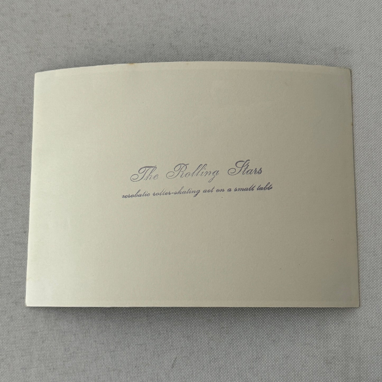 Vintage Rollerskating Roller Skate Circus Performer Photo Photograph