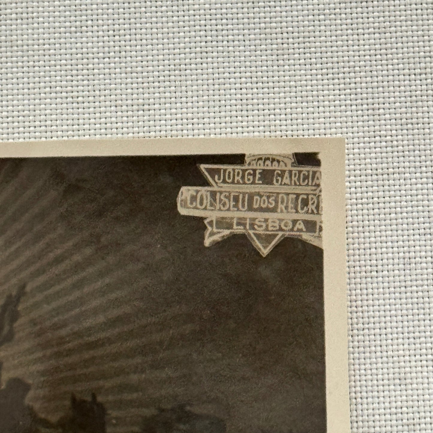 Vintage Circus Acrobat Act Balancing Photo Photograph Lisboa Portugal