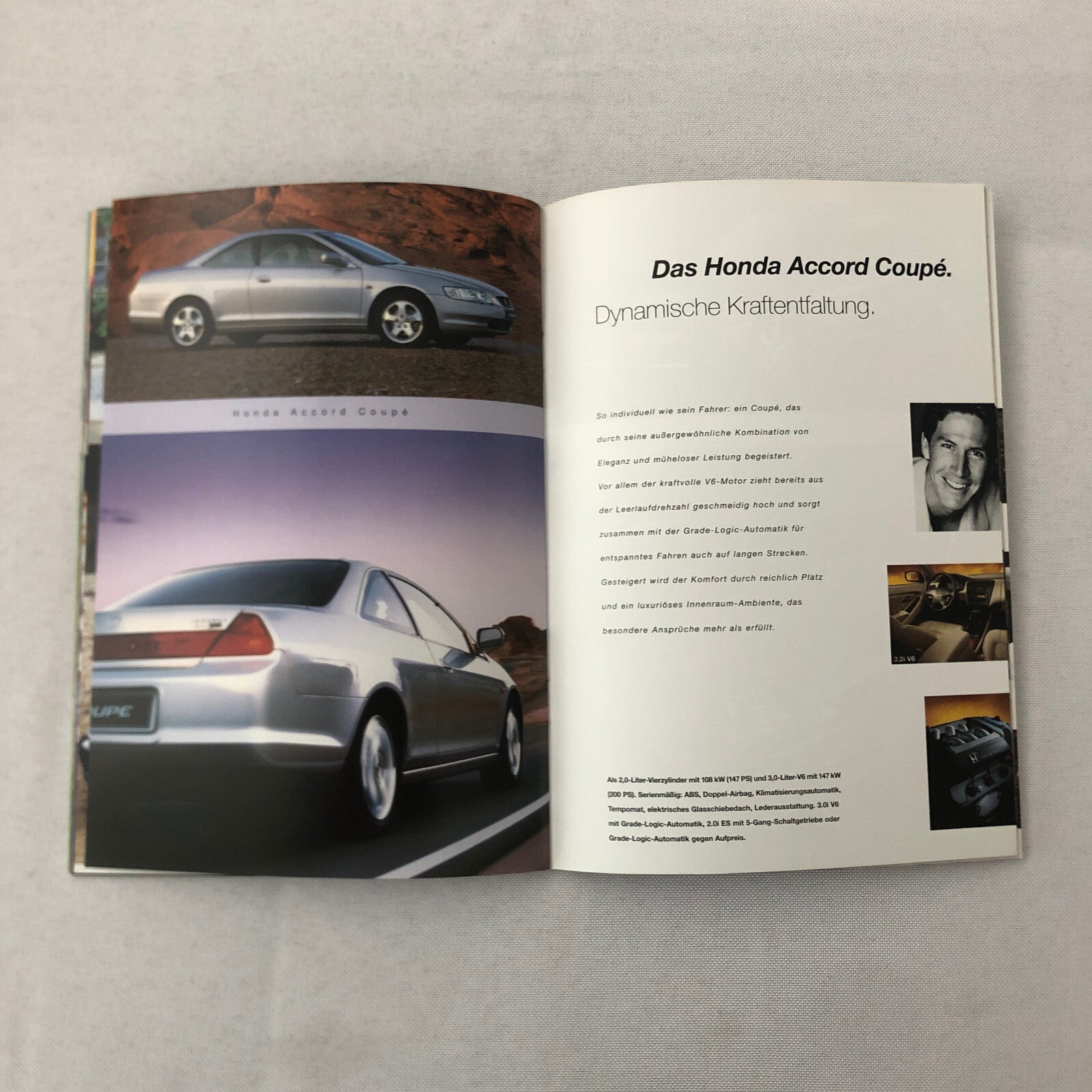 Honda Sales Brochure Catalog NSX S2000 Integra Type R Prelude Civic + GERMAN