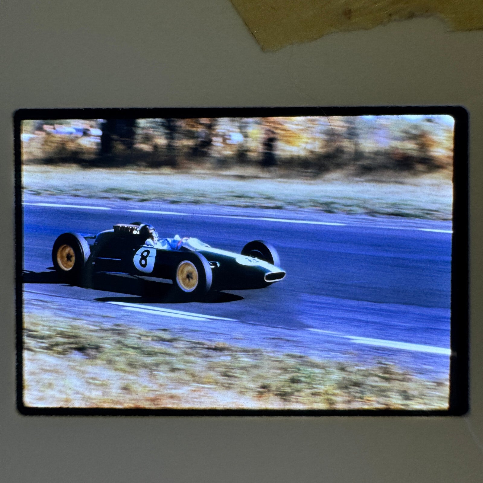 Jim Clark Lotus Racing Car 35mm Slide Vintage