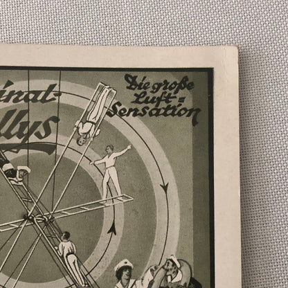 Circus Acrobat Act Postcard Post Card Vintage 4 Original Bonellys