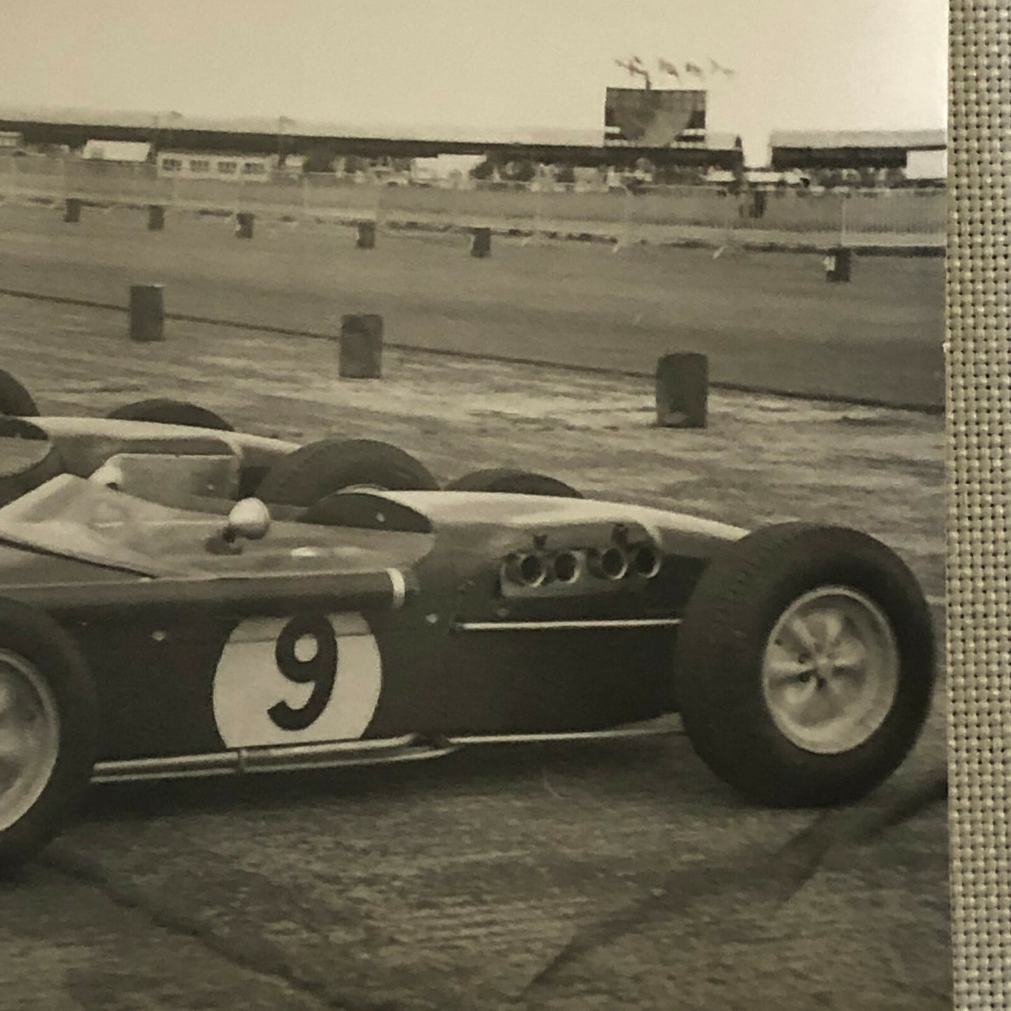 Vintage Grand Prix Car Racing Photo Photograph Print 