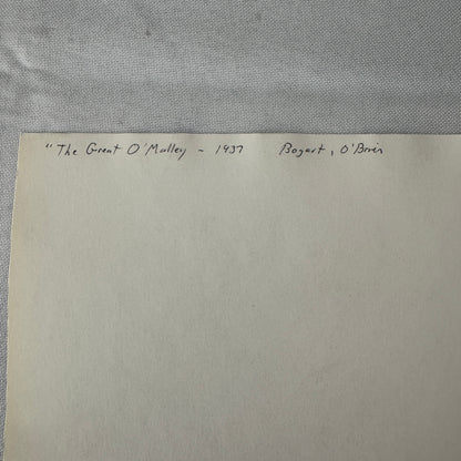 Vintage Movie Film Photo Photograph The Great O'Malley 1937 Humphrey Bogart