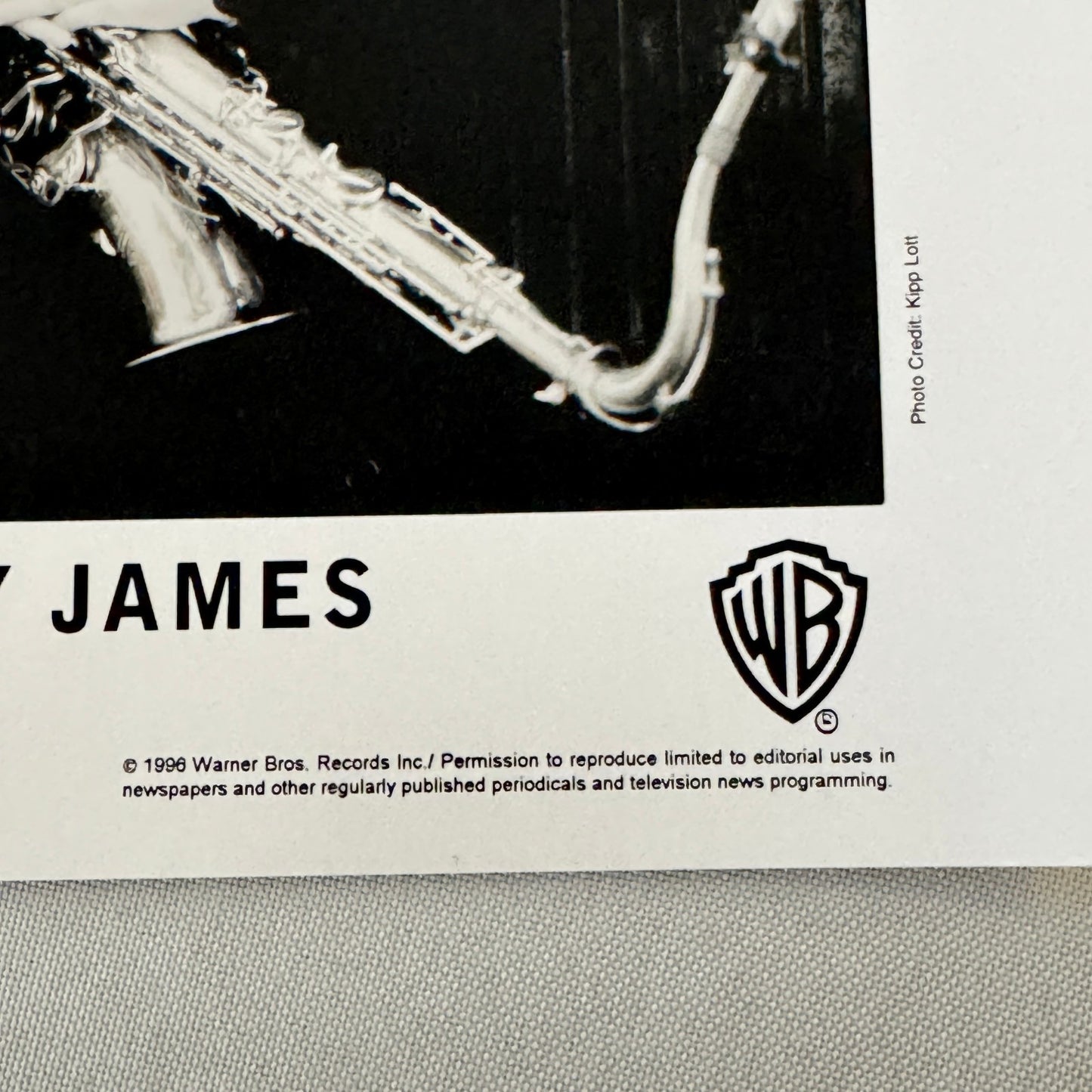 Boney James Music Publicity Press Photo Photograph Jazz Saxophone 1996