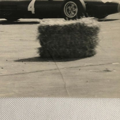 Vintage Racing Car Driver Photo Photograph Print 