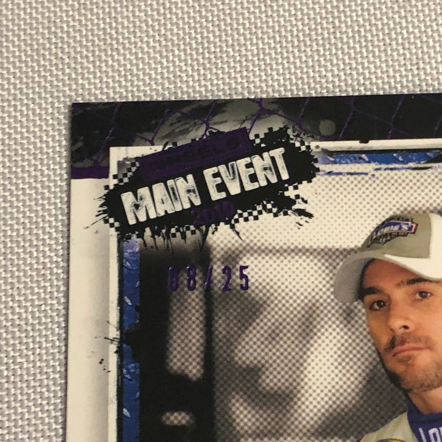 2010 Jimmie Johnson Wheels Main Event Purple Parallel Nascar /25 NASCAR