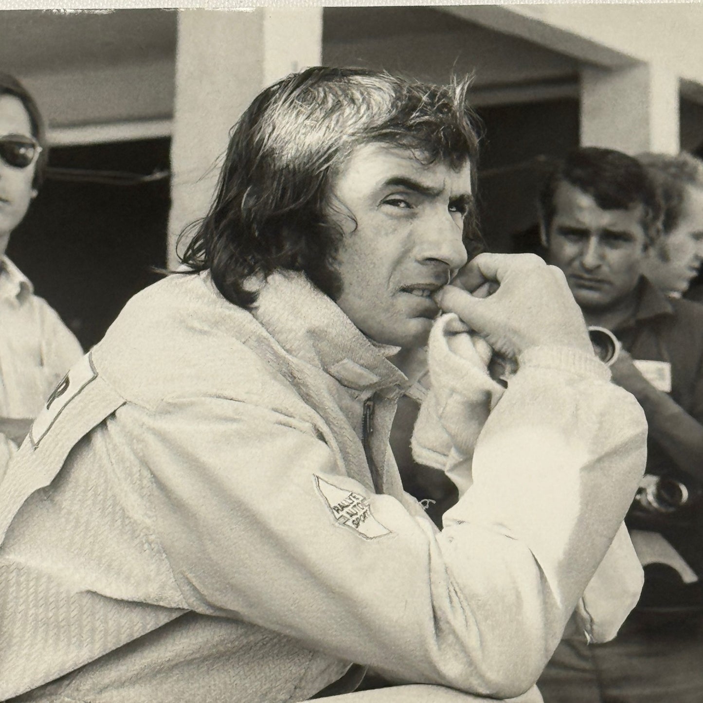 Vintage Racing Photo 1971 German Grand Prix Race Jackie Stewart Motorsport