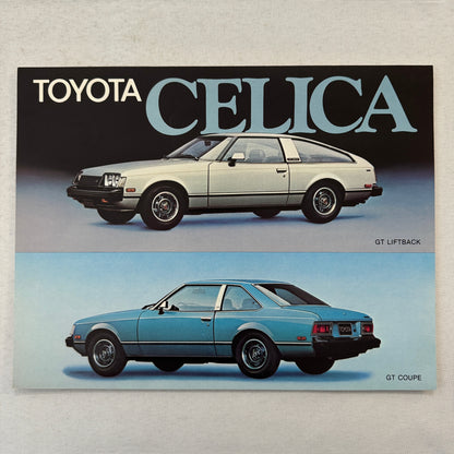 1978 Toyota Celica Car Sales Brochure Catalog Canadian GT Liftback and GT Coupe