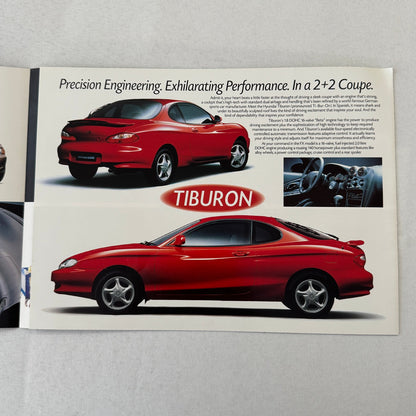 1997 Hyundai Car Sales Brochure Tiburon Accent Sonata Elantra