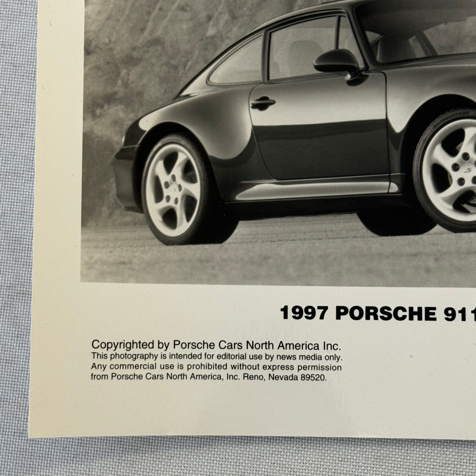 1997 Porsche 911 Carrera 4 Cabriolet and Carrera 4S Factory Press Photo