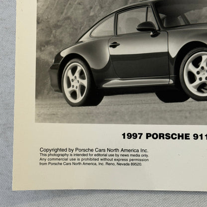 1997 Porsche 911 Carrera 4 Cabriolet and Carrera 4S Factory Press Photo