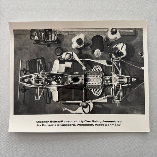 Porsche Quaker State Indy Racing Car Factory Press Photo Photograph Print