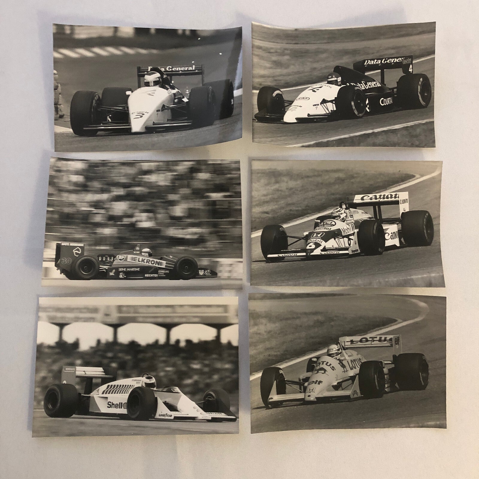 1987 German Grand Prix Formula One Racing Photo Lot of 14 Ayrton Senna Lotus +