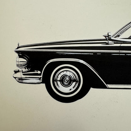 Vintage Imperial Car Illustration Art Drawing Hand Drawn Robert Preis