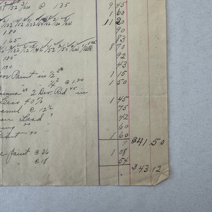 Jackson Paint and Wall Paper Company Michigan 1908 Receipt Document Invoice