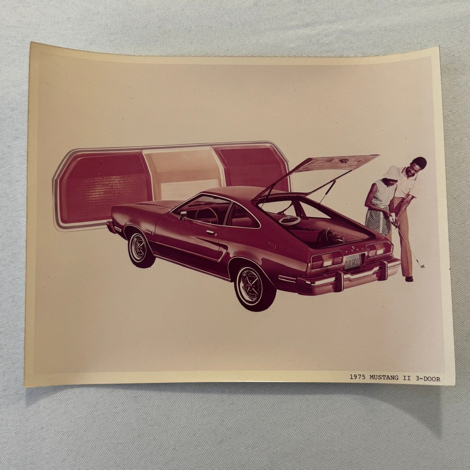 1975 Ford Mustang II 3-Door Car Photo Photograph Print