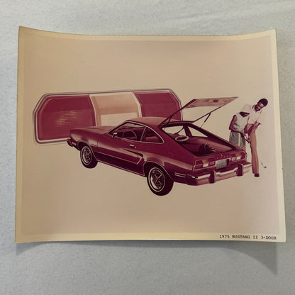 1975 Ford Mustang II 3-Door Car Photo Photograph Print