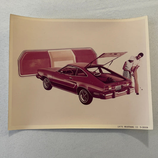 1975 Ford Mustang II 3-Door Car Photo Photograph Print