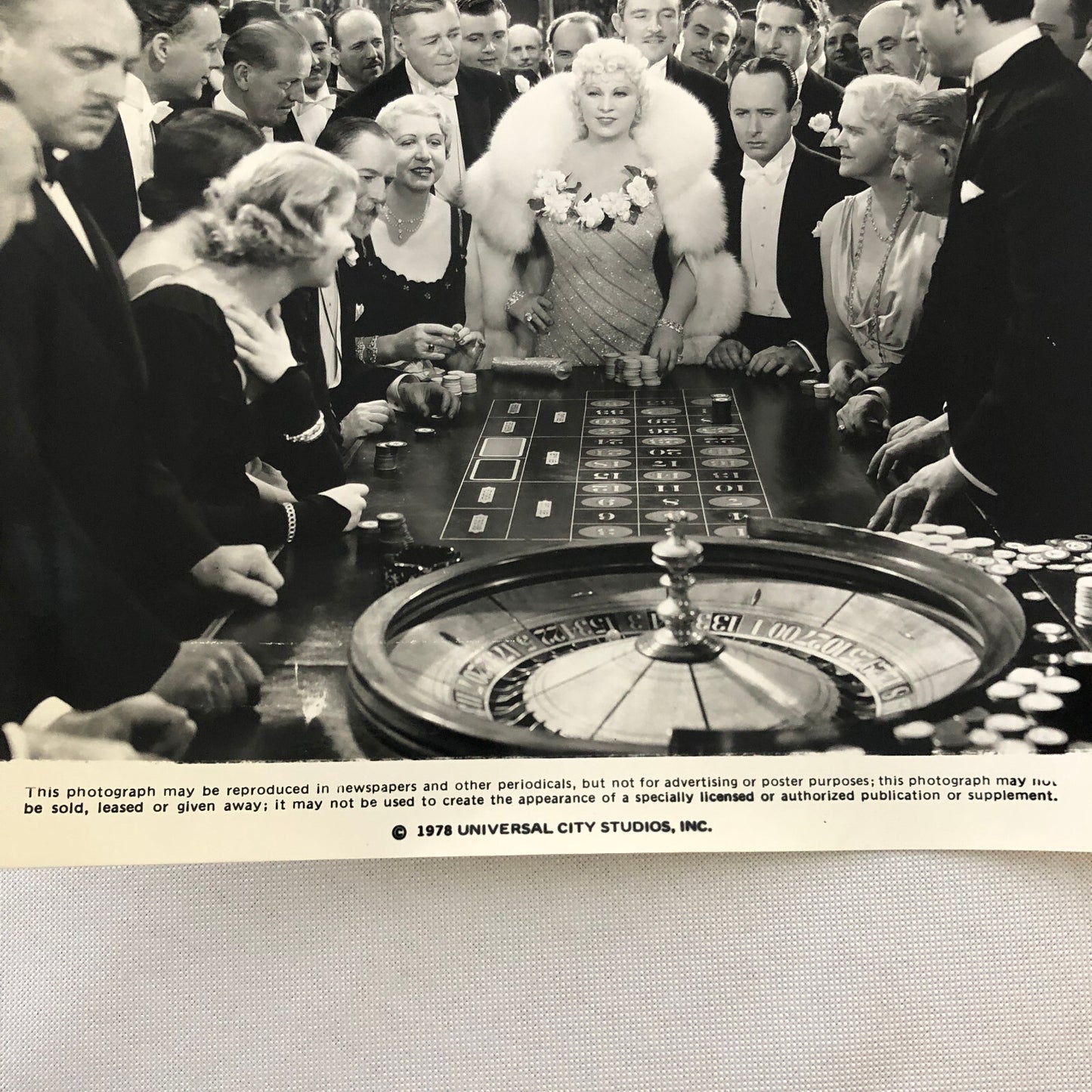 Vintage Mae West Movie Still Press Photo Photograph Print 1978