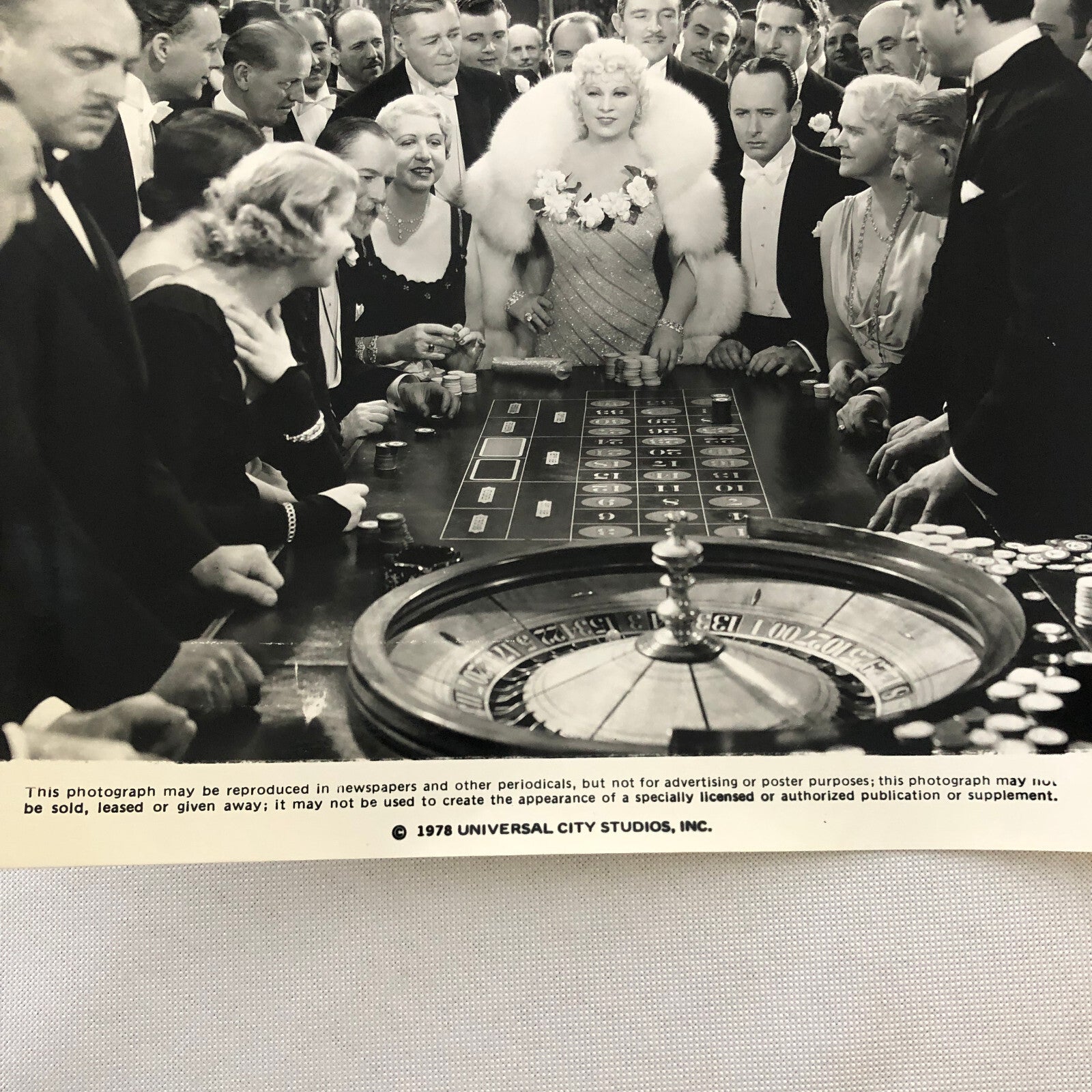 Vintage Mae West Movie Still Press Photo Photograph Print 1978