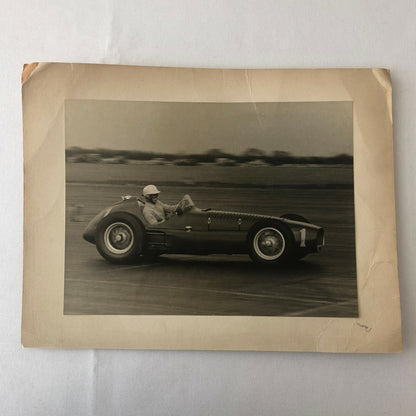 Vintage BRM 1954 Racing Photo Photograph Ron Flockhart Snetterton Spring Meet 