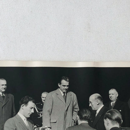 Vintage 1952 Rallye Monte Carlo Stirling Moss Award Ceremony Photo Photograph 