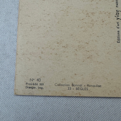 1935 Bugatti Coupe Ventoux Car Automobile Vintage Postcard Post Card