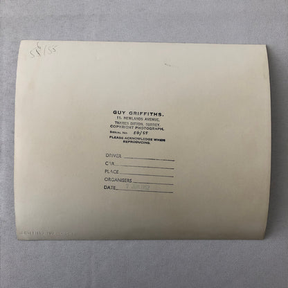 Vintage Car Racing Photo Photograph Print 1952 Guy Griffiths UK 