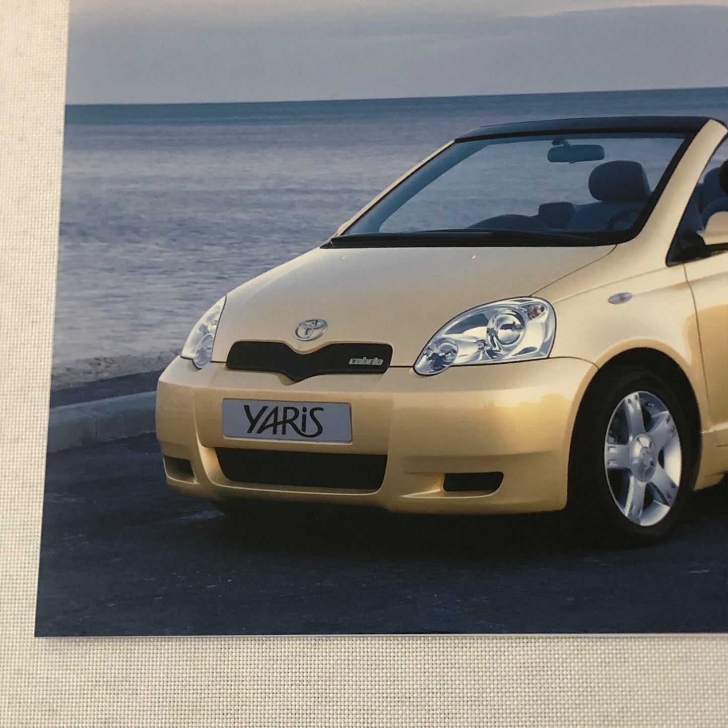 Toyota Yaris Cabrio Convertible Car Factory Press Photo Photograph