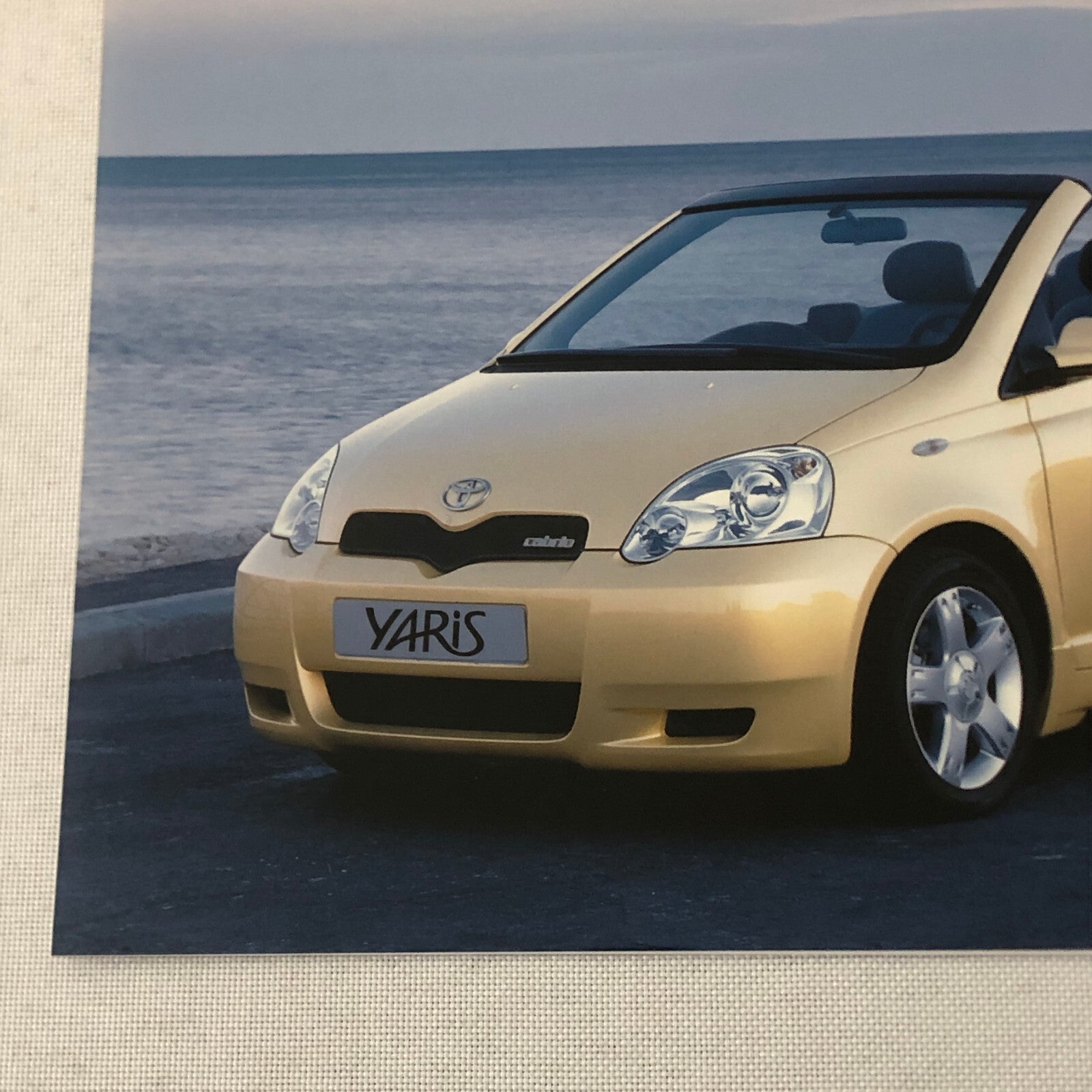 Toyota Yaris Cabrio Convertible Car Factory Press Photo Photograph