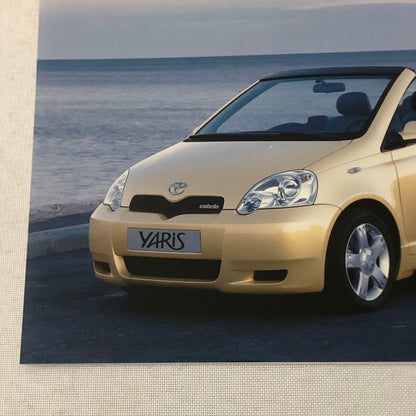 Toyota Yaris Cabrio Convertible Car Factory Press Photo Photograph