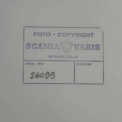Vintage Volkswagen Beetle Car Photo Photograph Church Cemetery Scania Vabis