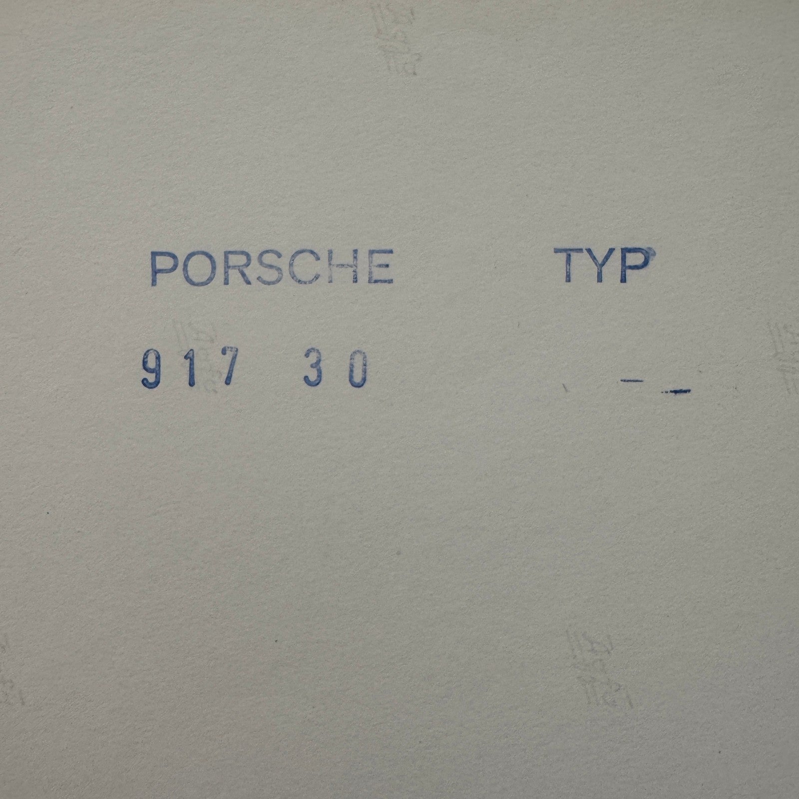 Porsche 917 30 Racing Car Photo Photograph Print Vintage Sunoco