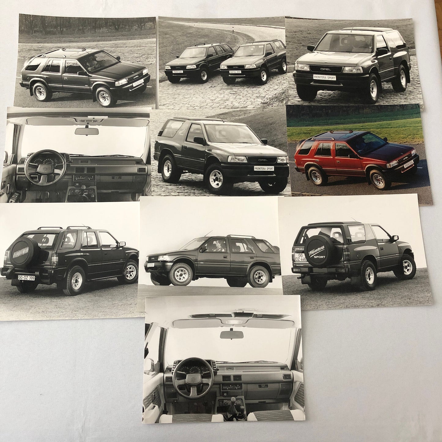 Opel Frontera SUV Truck Factory Press Photo Photograph Lot of 10 Sport +