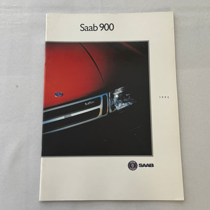 1992 Saab 900 Car Sales Brochure Catalog 900S 900i 900 Turbo Aero SWEDISH