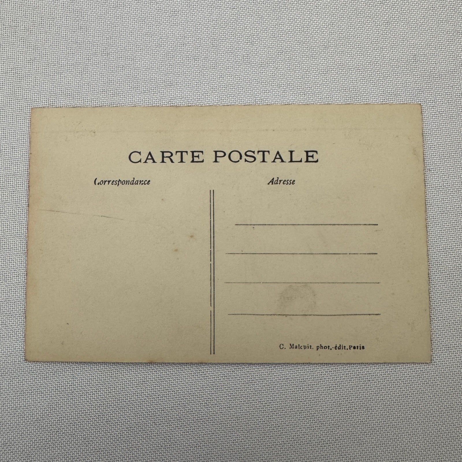 Vintage Zeppelin Airship Dirigible Postcard French Republique Military Disaster