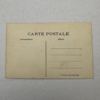 Vintage Zeppelin Airship Dirigible Postcard French Republique Military Disaster