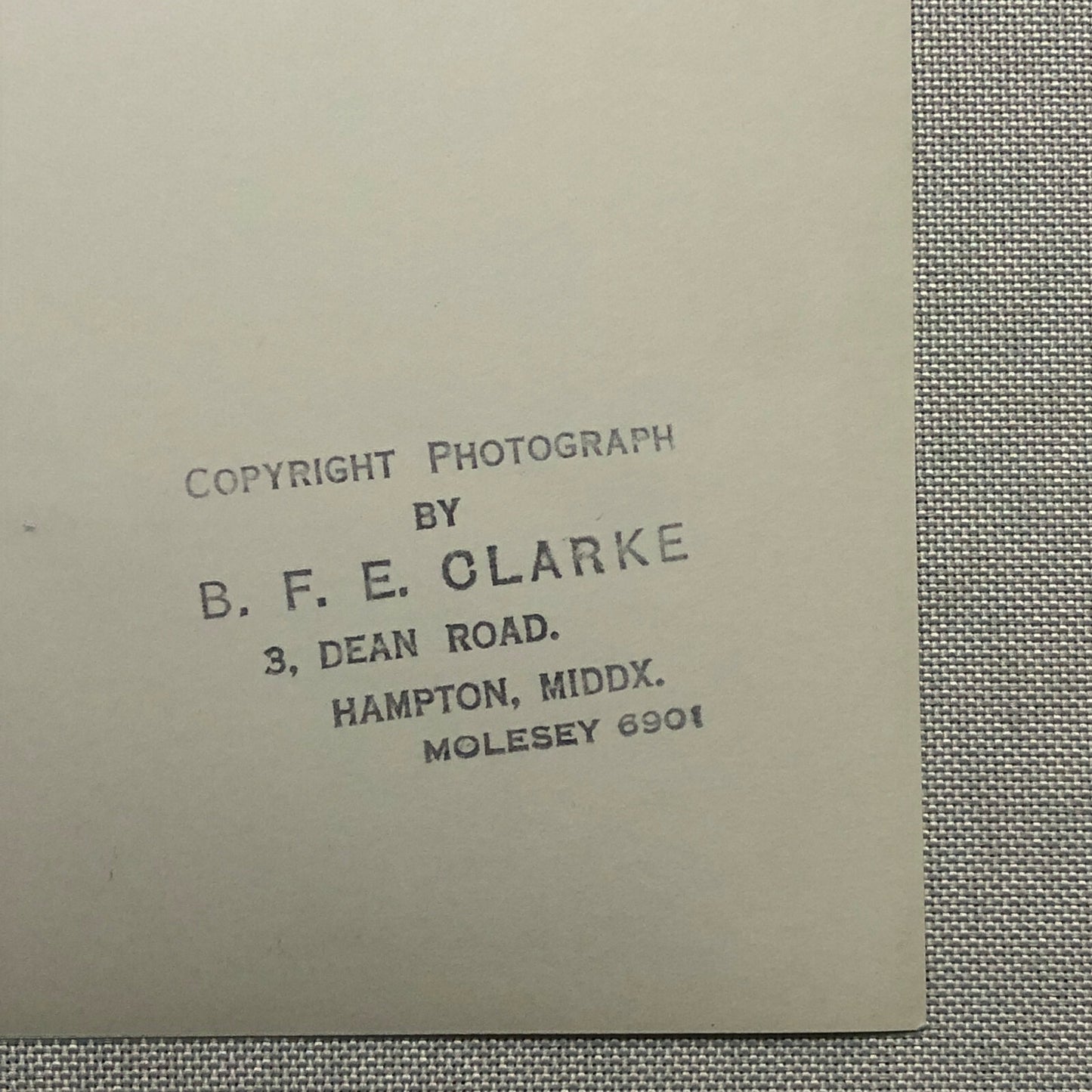 Vintage Racing Photo Driver Photograph BFE Clark Motorsport